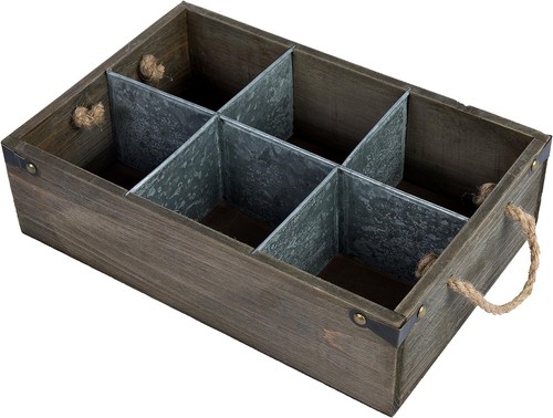 Barnwood style brown - brown, organizer