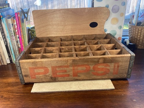 Vintage wooden pepsi cola - wooden,